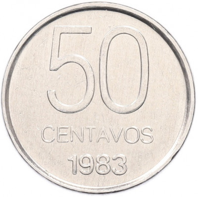 50 сентаво 1983 года Аргентина