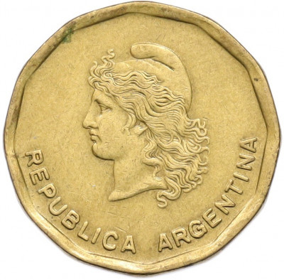 50 сентаво 1986 года Аргентина