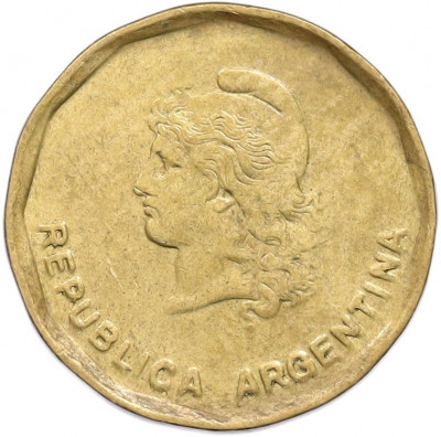 50 сентаво 1987 года Аргентина