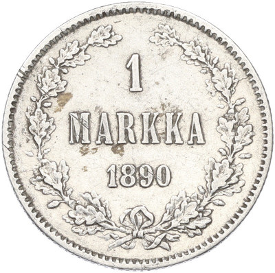 1 марка 1890 года Русская Финляндия