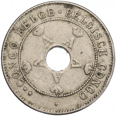 10 сантимов 1911 года Бельгийское Конго