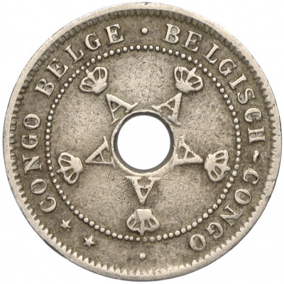 5 сантимов 1917 года Бельгийское Конго