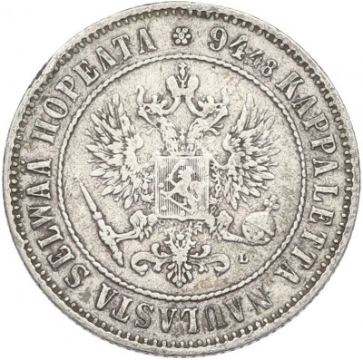 1 марка 1892 года Русская Финляндия