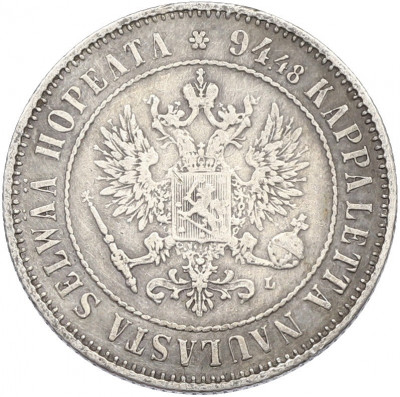 1 марка 1893 года Русская Финляндия