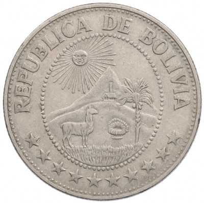 1 песо 1969 года Боливия