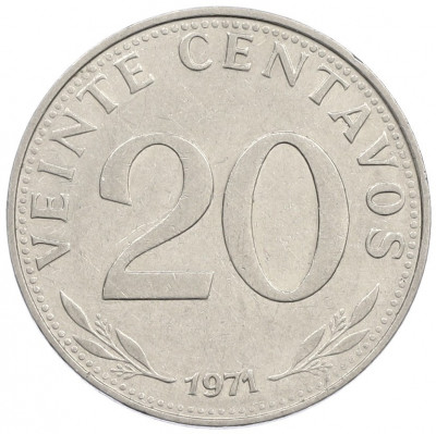 20 сентаво 1971 года Боливия