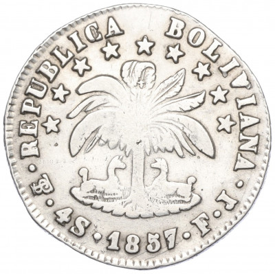 4 суэльдо 1857 года Боливия