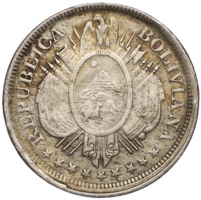 50 сентаво 1894 года Боливия
