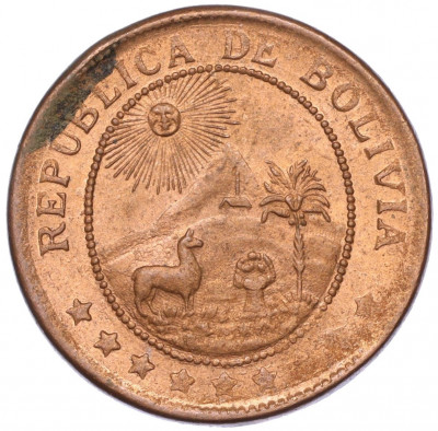 50 сентаво 1942 года Боливия