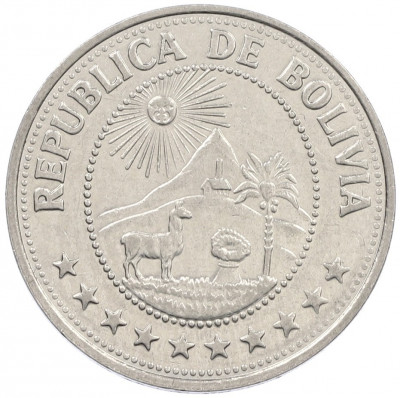 50 сентаво 1978 года Боливия