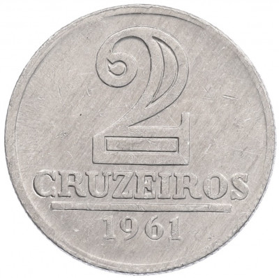 2 крузейро 1961 года Бразилия