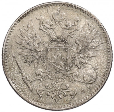 50 пенни 1916 года Русская Финляндия