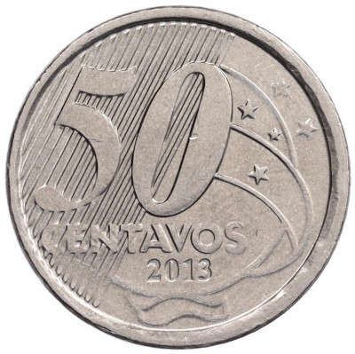 50 сентаво 2013 года Бразилия