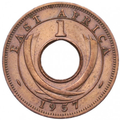 1 цент 1957 года Британская Восточная Африка