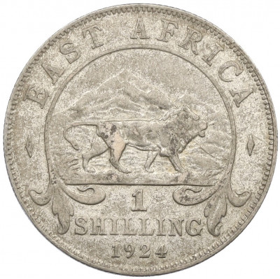1 шиллинг 1924 года Британская Восточная Африка