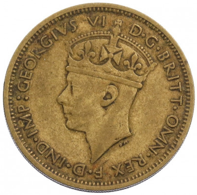 1 шиллинг 1939 года Британская Западная Африка