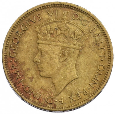 1 шиллинг 1942 года Британская Западная Африка