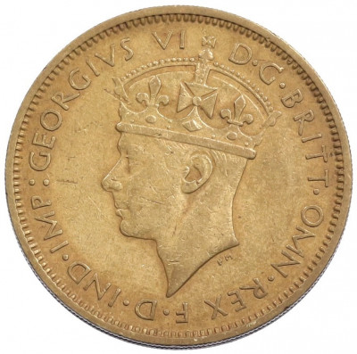 1 шиллинг 1945 года Н Британская Западная Африка