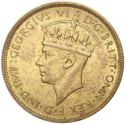 2 шиллинга 1939 года H Британская Западная Африка