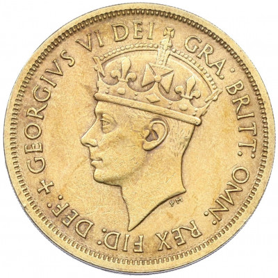 2 шиллинга 1949 года Н Британская Западная Африка