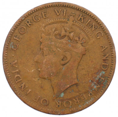 1 цент 1944 года Британский Гондурас