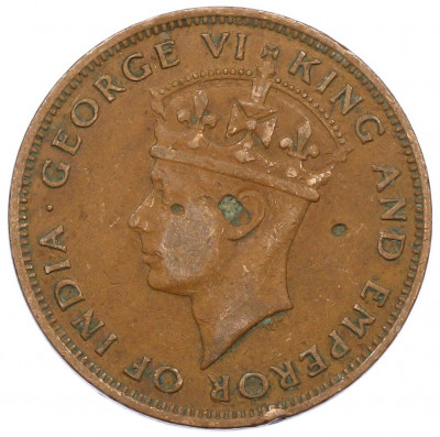 1 цент 1945 года Британский Гондурас