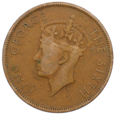 1 цент 1950 года Британский Гондурас