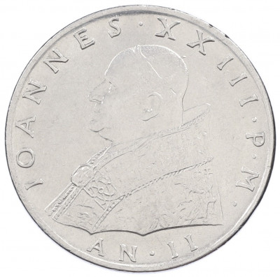 100 лир 1960 года Ватикан