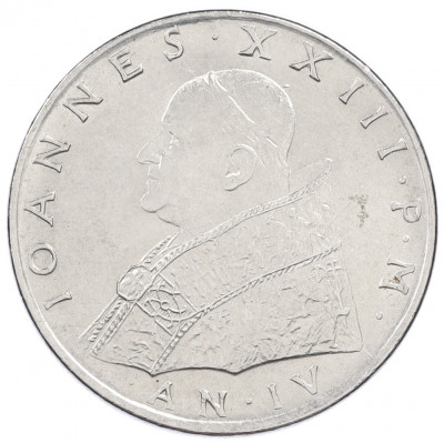 100 лир 1962 года Ватикан