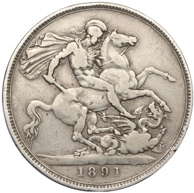 1 крона 1891 года Великобритания