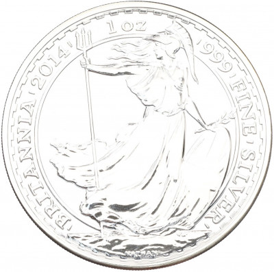 2 фунта 2014 года Великобритания «Британия»