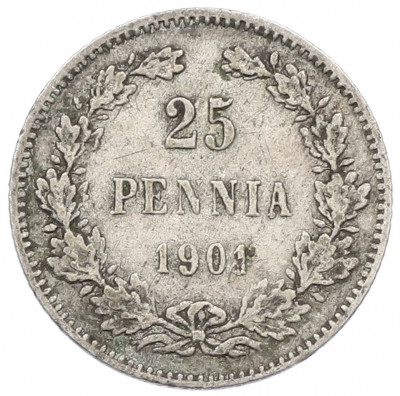 25 пенни 1901 года Русская Финляндия