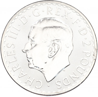 2 фунта 2025 года Великобритания «Британия»