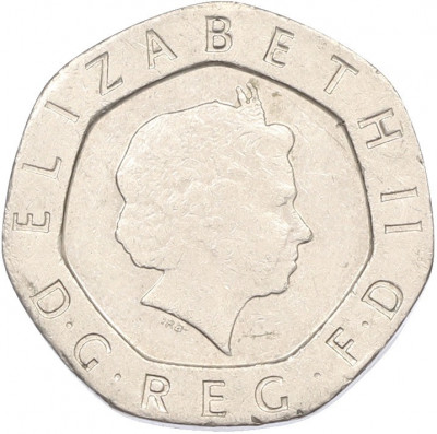 20 пенсов 2000 года Великобритания