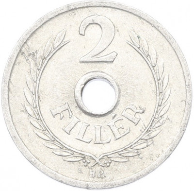 2 филлера 1956 года Венгрия