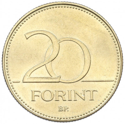 20 форинтов 2017 года Венгрия