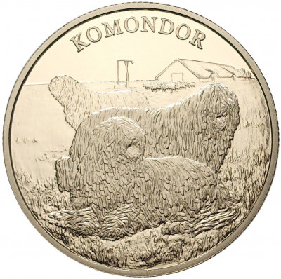 2000 форинтов 2020 года Венгрия «Венгерские овчарки и породы охотничьих собак — Комондор»