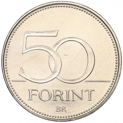 50 форинтов 2007 года Венгрия «50 лет подписанию Римского договора»
