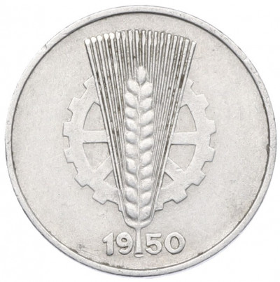 1 пфенниг 1950 года A Восточная Германия (ГДР)