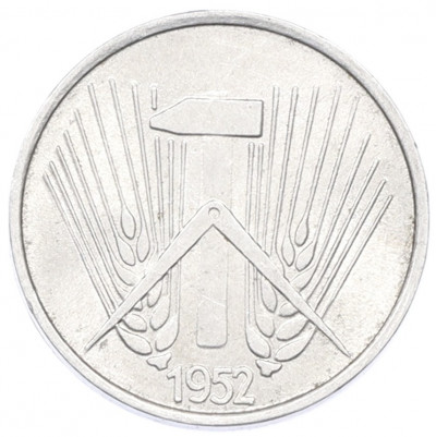 1 пфенниг 1952 года A Восточная Германия (ГДР)