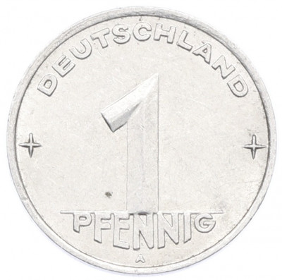 1 пфенниг 1952 года A Восточная Германия (ГДР)