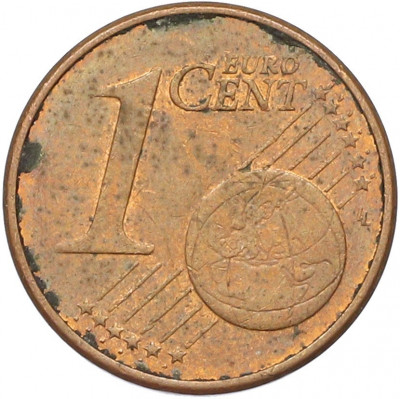 1 евроцент 2002 года D Германия