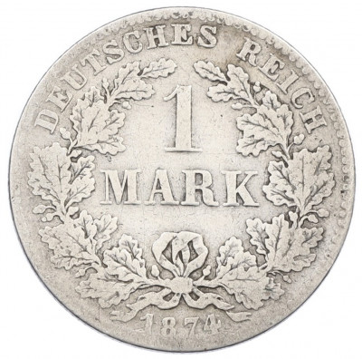 1 марка 1874 года C Германия