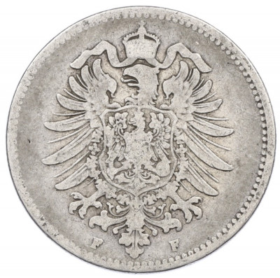 1 марка 1874 года F Германия