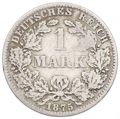 1 марка 1875 года B Германия