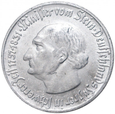 1 марка 1921 года Германия — Вестфалия (Нотгельд)