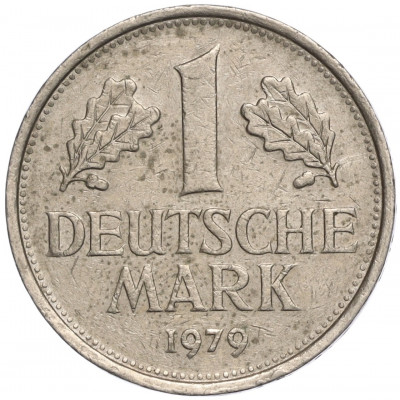 1 марка 1979 года D Западная Германия (ФРГ)