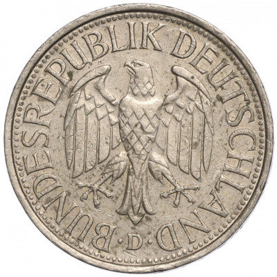 1 марка 1979 года D Западная Германия (ФРГ)