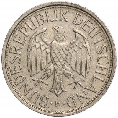 1 марка 1981 года F Западная Германия (ФРГ)