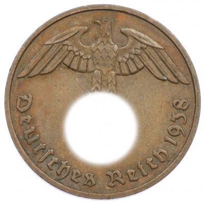 2 рейхспфеннига 1938 года E Германия